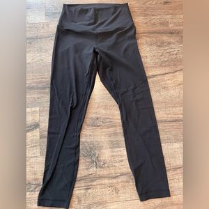 Gently used black Lululemon pants